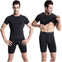 Männer Sport T-Shirt Fitness Bekleidung Activewear Kurzarm